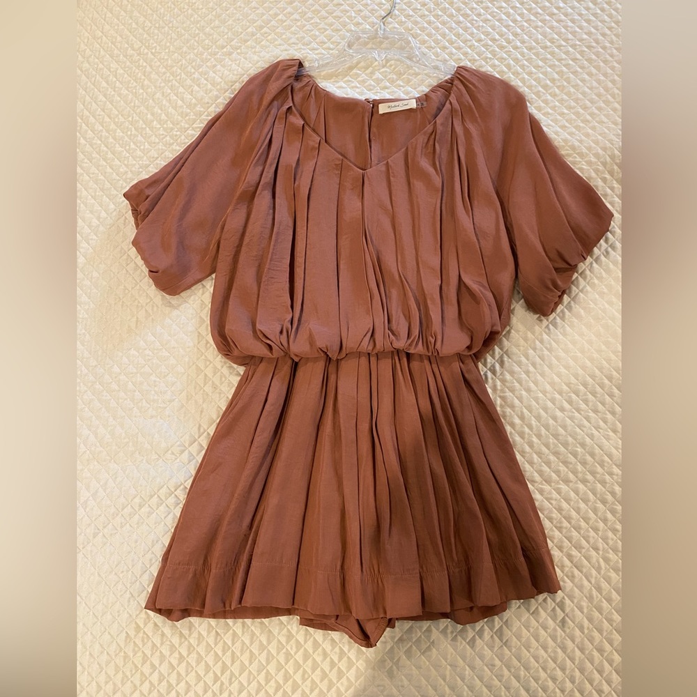 Mustard Seed Brand - Mauve - Pastel Pink Romper Dress.